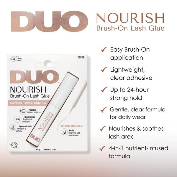 Ardell DUO Nourish Brush-On Lash Glue in Clear #6