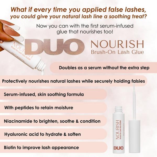 Ardell DUO Nourish Brush-On Lash Glue in Clear #8