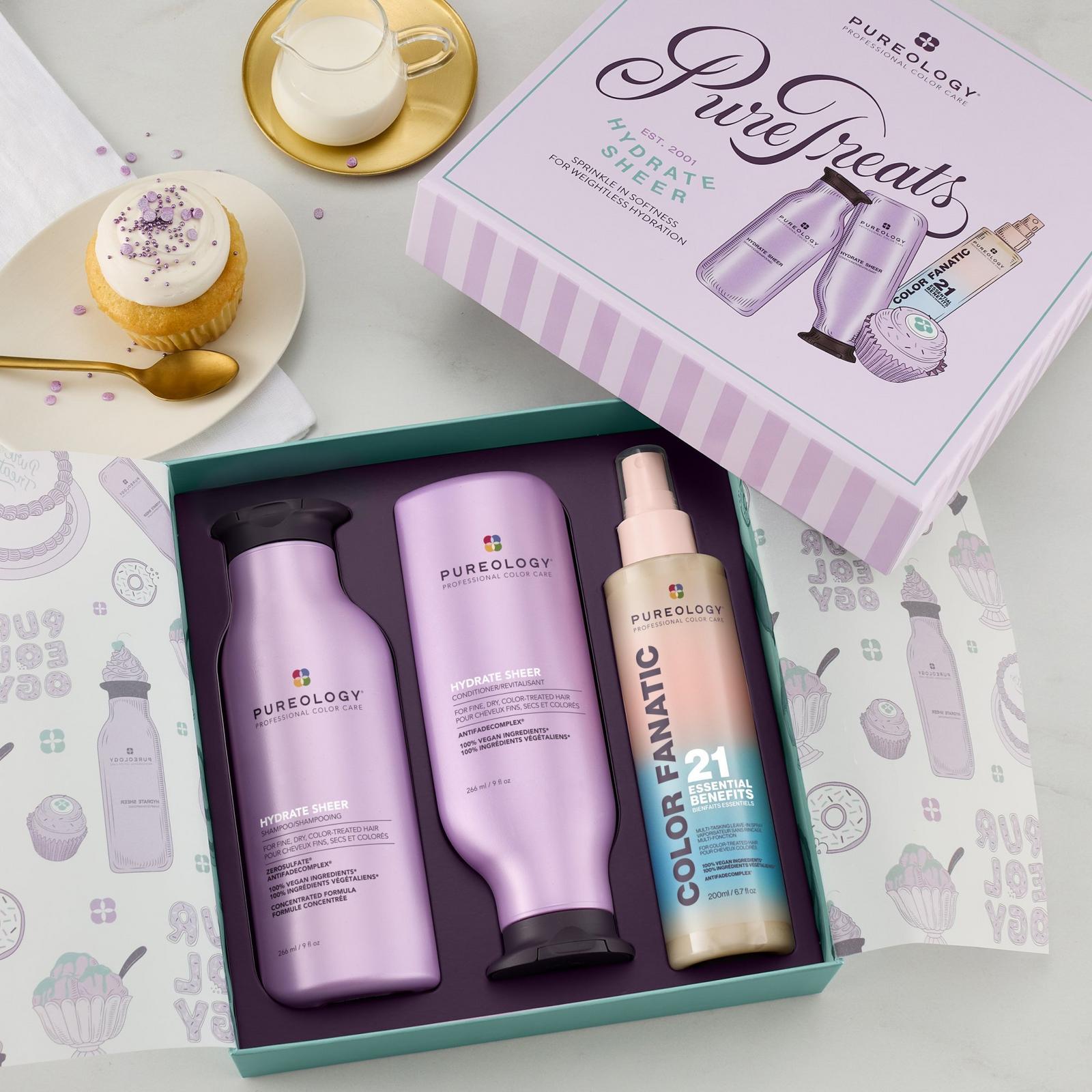 Pure Treats Hydrate Sheer Holiday Kit for Fine, Dry Hair