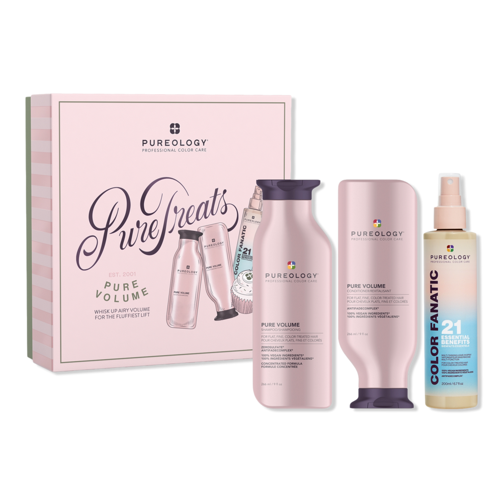 Pureology Pure Treats Pure Volume Holiday Kit For Lightweight Volume & Color Protection