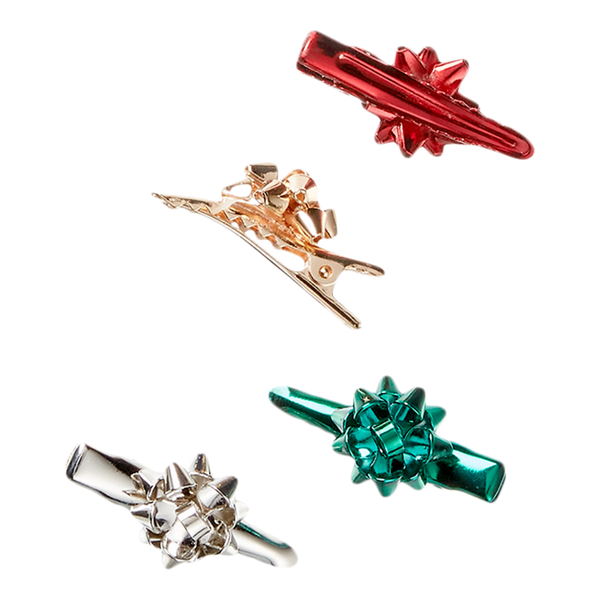 Scünci Holiday Bow Salon Clips #3