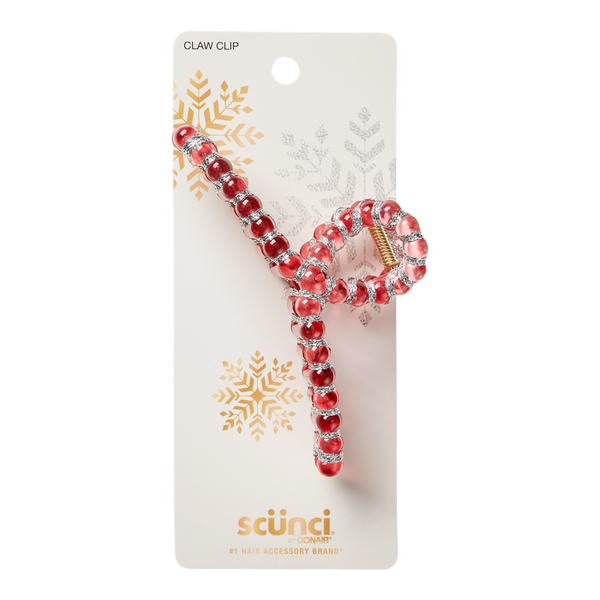 Scünci Candy Cane Claw Clip #2