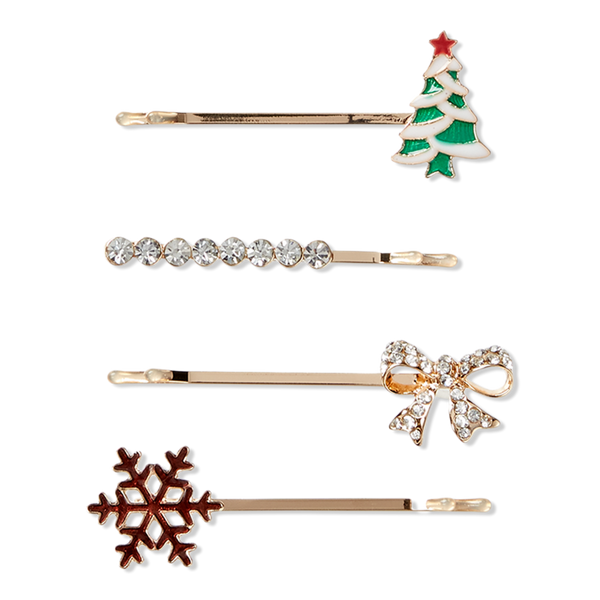 Scünci Holiday Bobby Pins #1