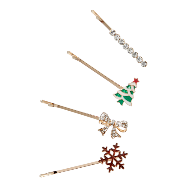 Scünci Holiday Bobby Pins #3
