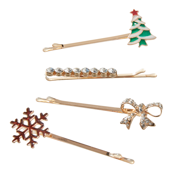 Scünci Holiday Bobby Pins #4