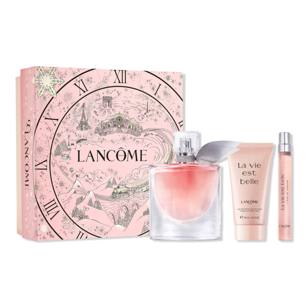 Lancôme La Vie Est Belle Limited Edition Body Lotion & Perfume Holiday Travel Gift Set #1