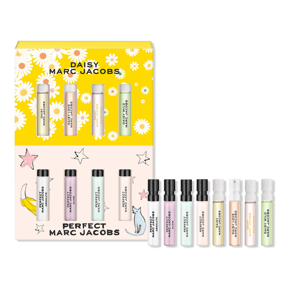 Marc Jacobs Perfect And Daisy Mini Discovery 8-piece Gift Set