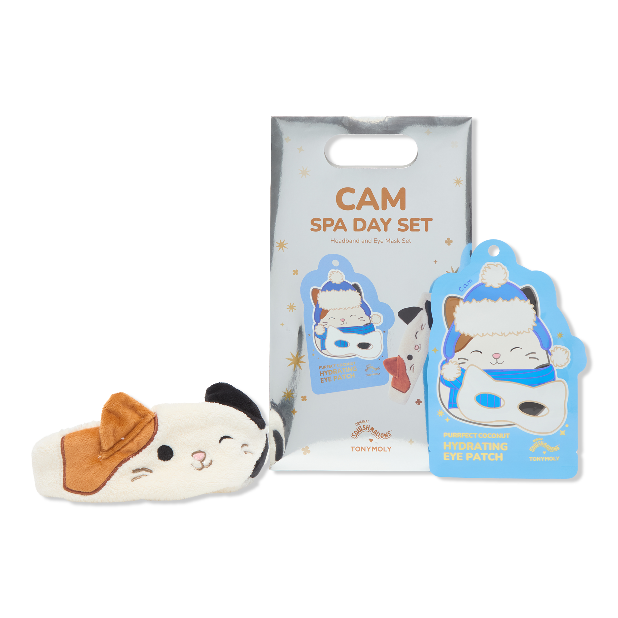 TONYMOLY Squishmallows Cam Eye Mask and Headband Set #1