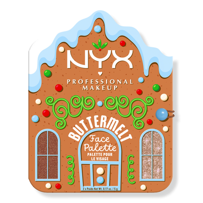 NYX Professional Makeup Buttermelt Face Palette Blush & Highlighter Duo