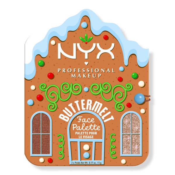 NYX Professional Makeup Buttermelt Face Palette Blush & Highlighter Duo #1