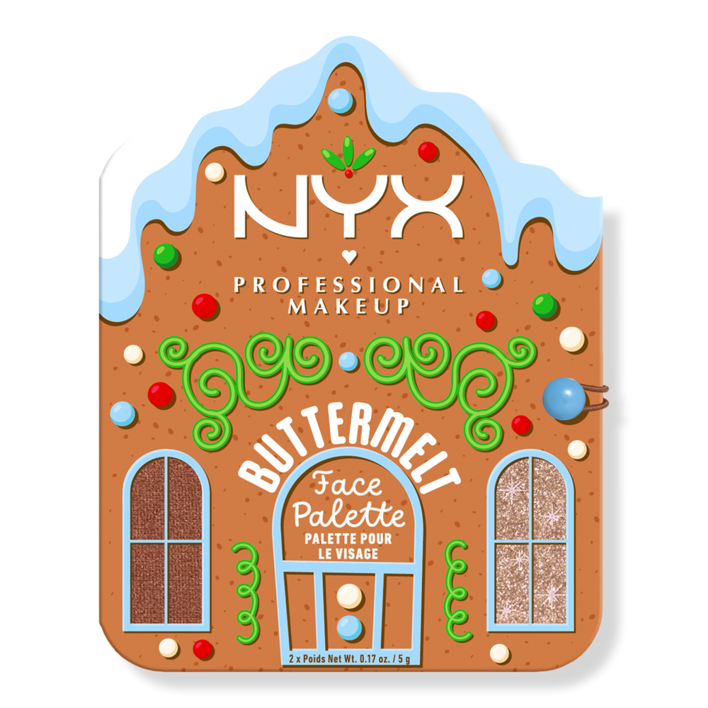 Nyx Professional Makeup Buttermelt Face Palette Blush & Highlighter Duo - Deep