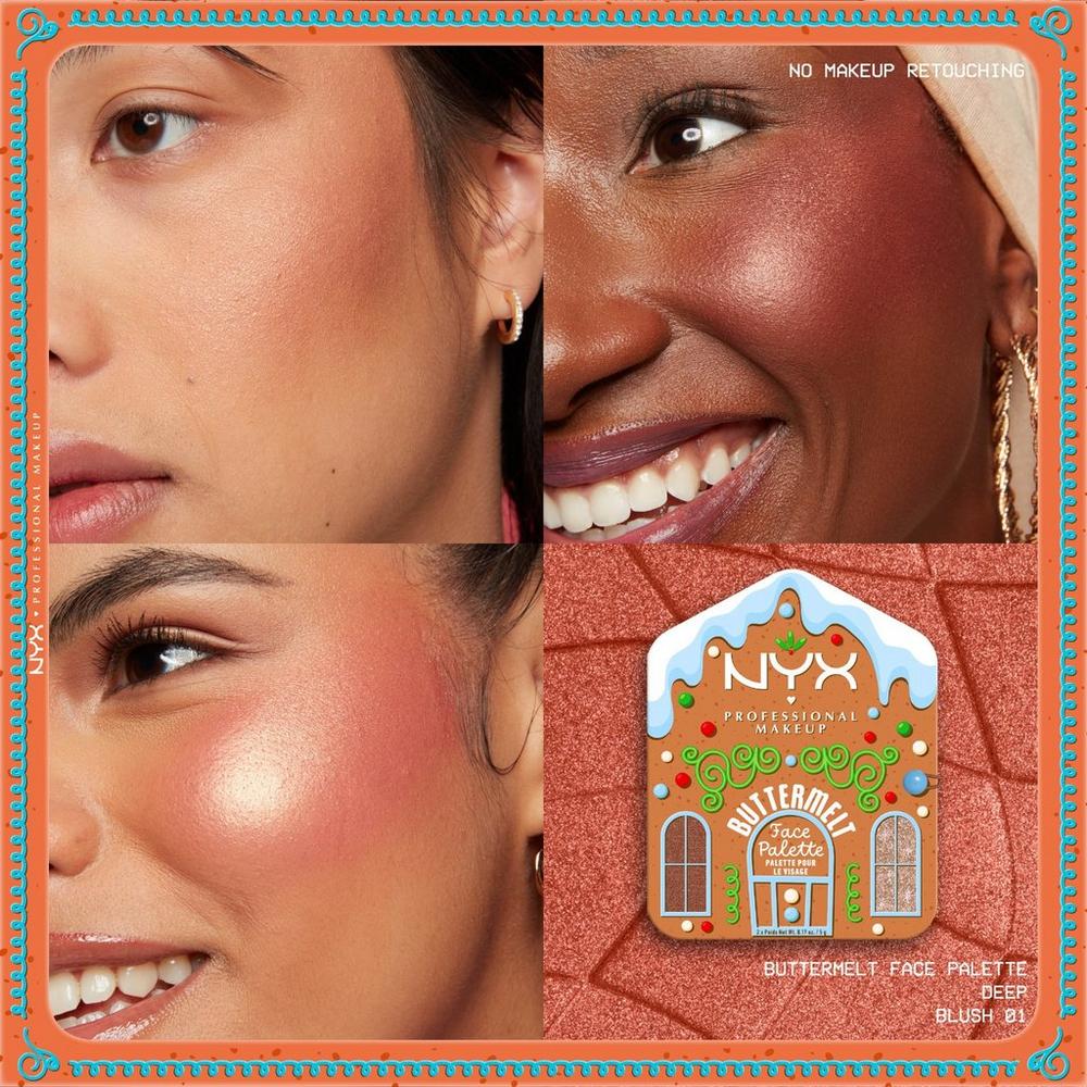 Buttermelt Face Palette Blush & Highlighter Duo - Deep