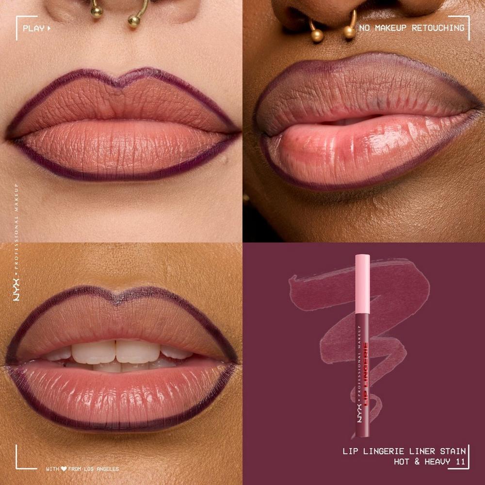 Lingerie Lip Liner Stain - Hot & Heavy