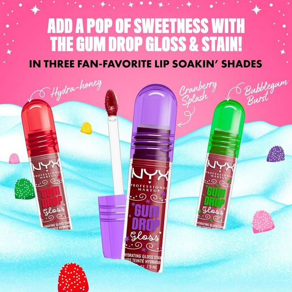 NYX Professional Makeup Gloss Collections Holiday Gum Drop Lip Gloss Stain #7