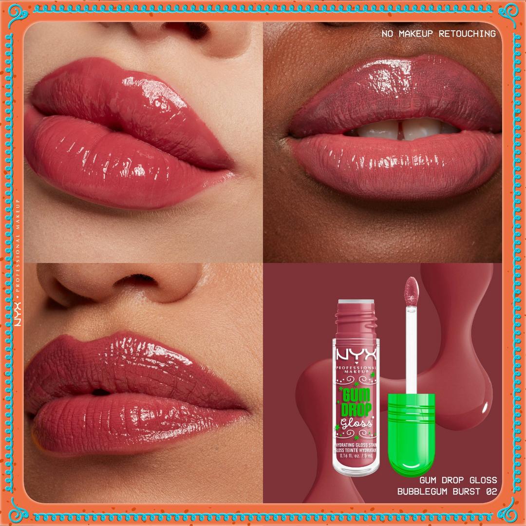 Gloss Collections Holiday Gum Drop Lip Gloss Stain - Bubblegum Burst