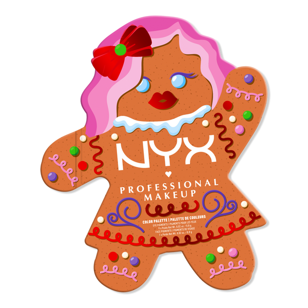 NYX Professional Makeup Holiday Gingerbaddie Eyeshadow Palette #1