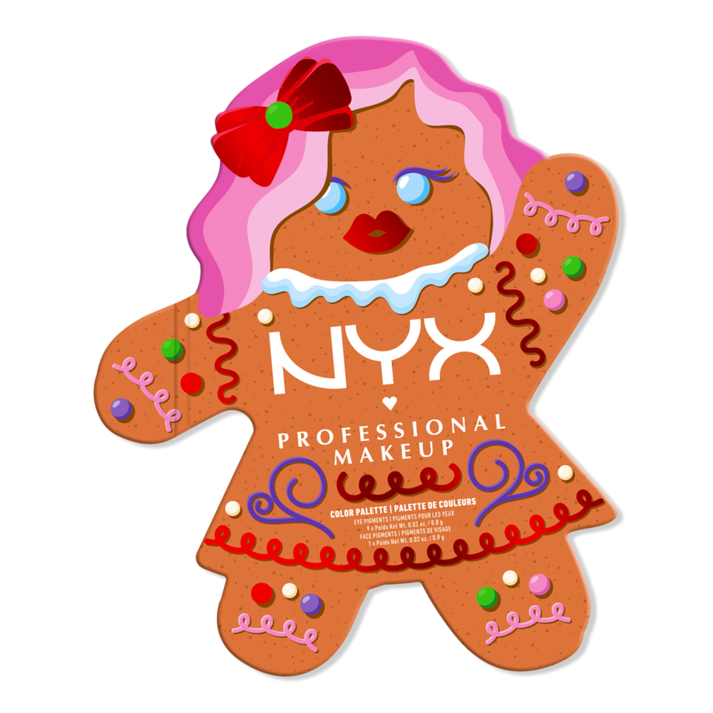 Nyx Professional Makeup Holiday Gingerbaddie Eyeshadow Palette