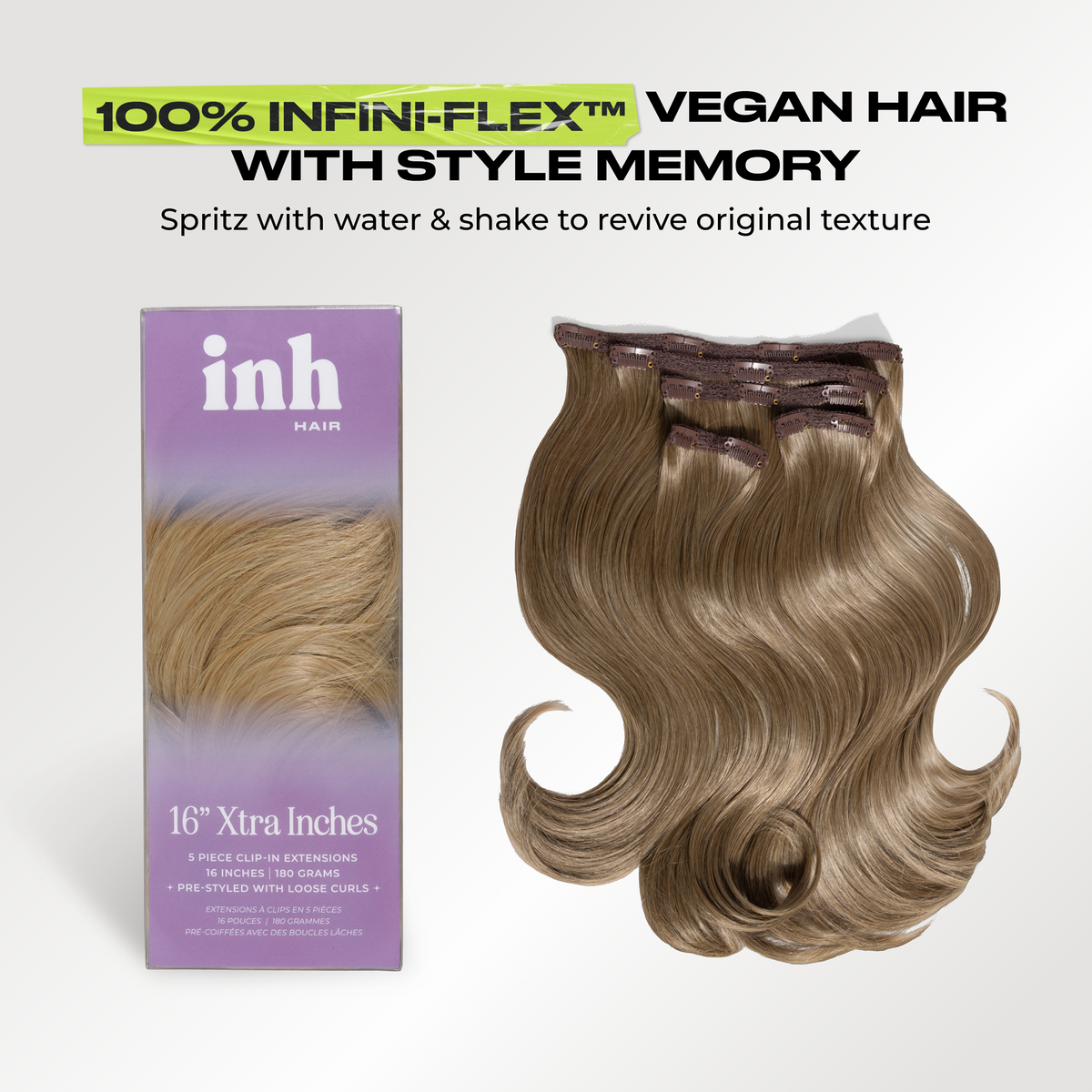 Xtra Inches Clip-in Extensions - Ash Blonde