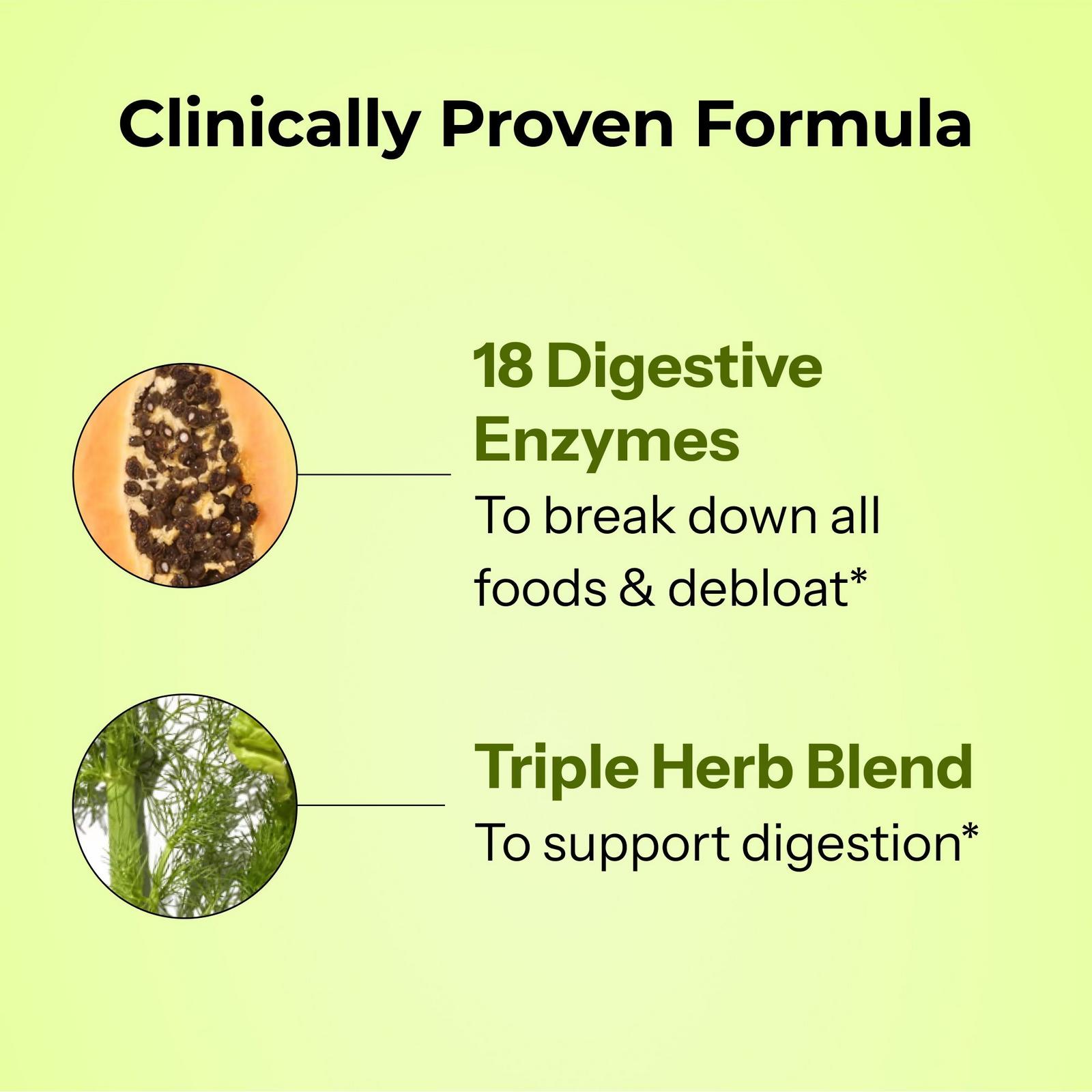 Flatter Me Digestive Enzymes for Fast Bloating Relief