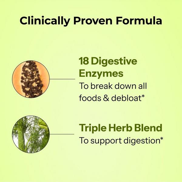 Hum Nutrition Flatter Me Digestive Enzymes for Fast Bloating Relief #4