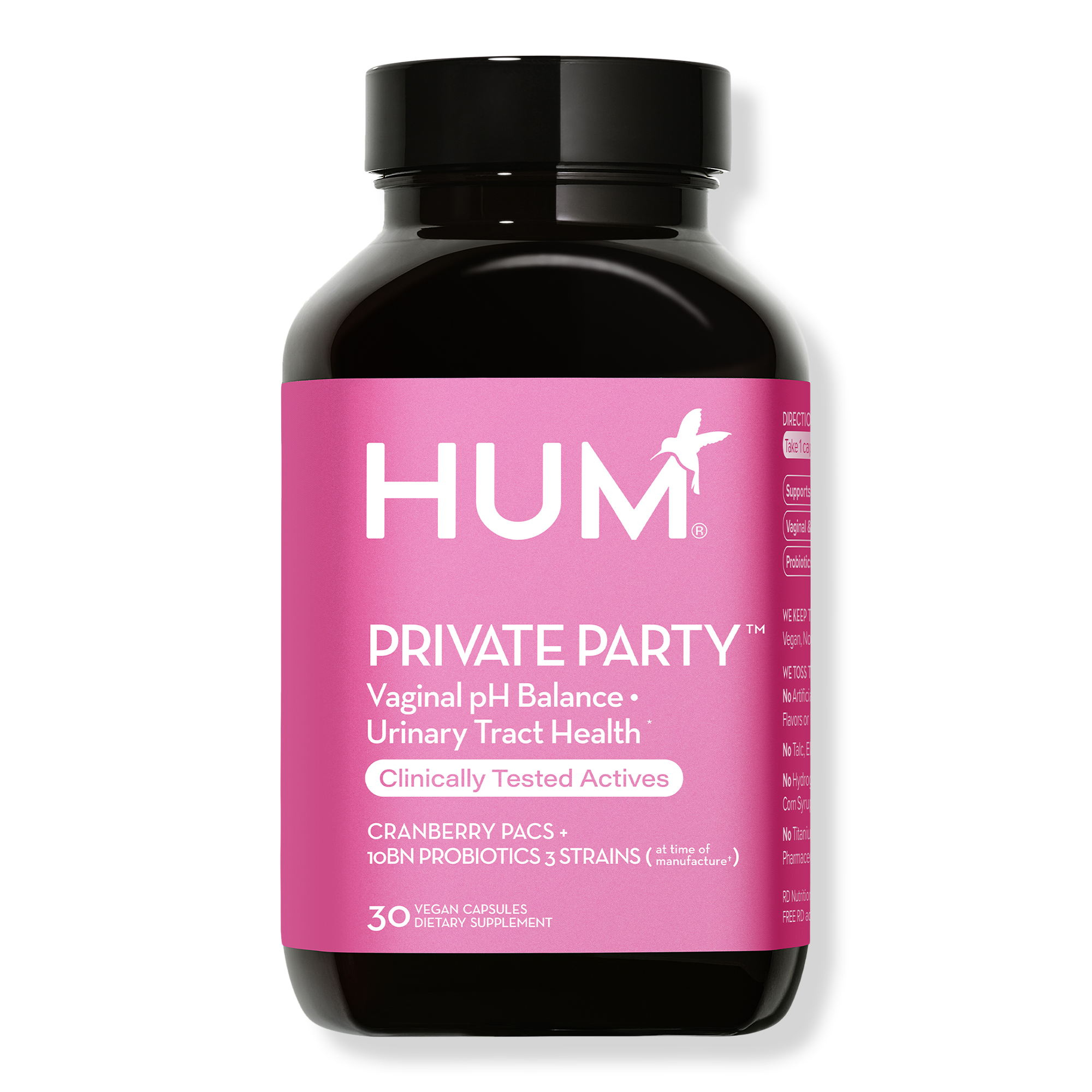Hum Nutrition Private Party Vaginal Probiotics for pH Balance & Urinary Tract Health #1