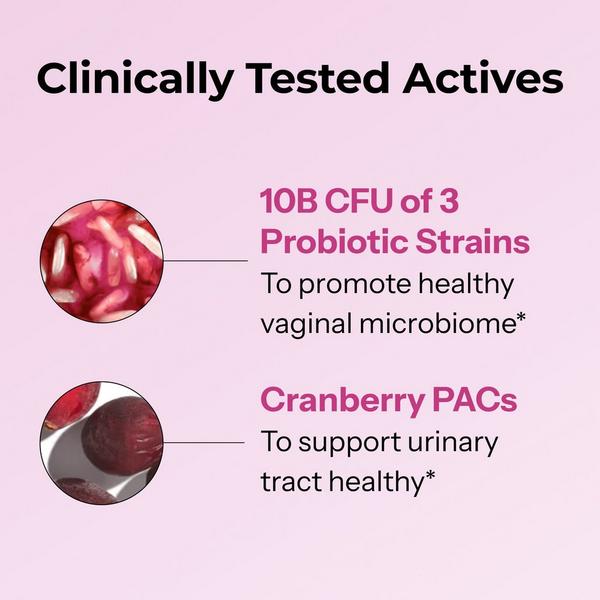 Hum Nutrition Private Party Vaginal Probiotics for pH Balance & Urinary Tract Health #4