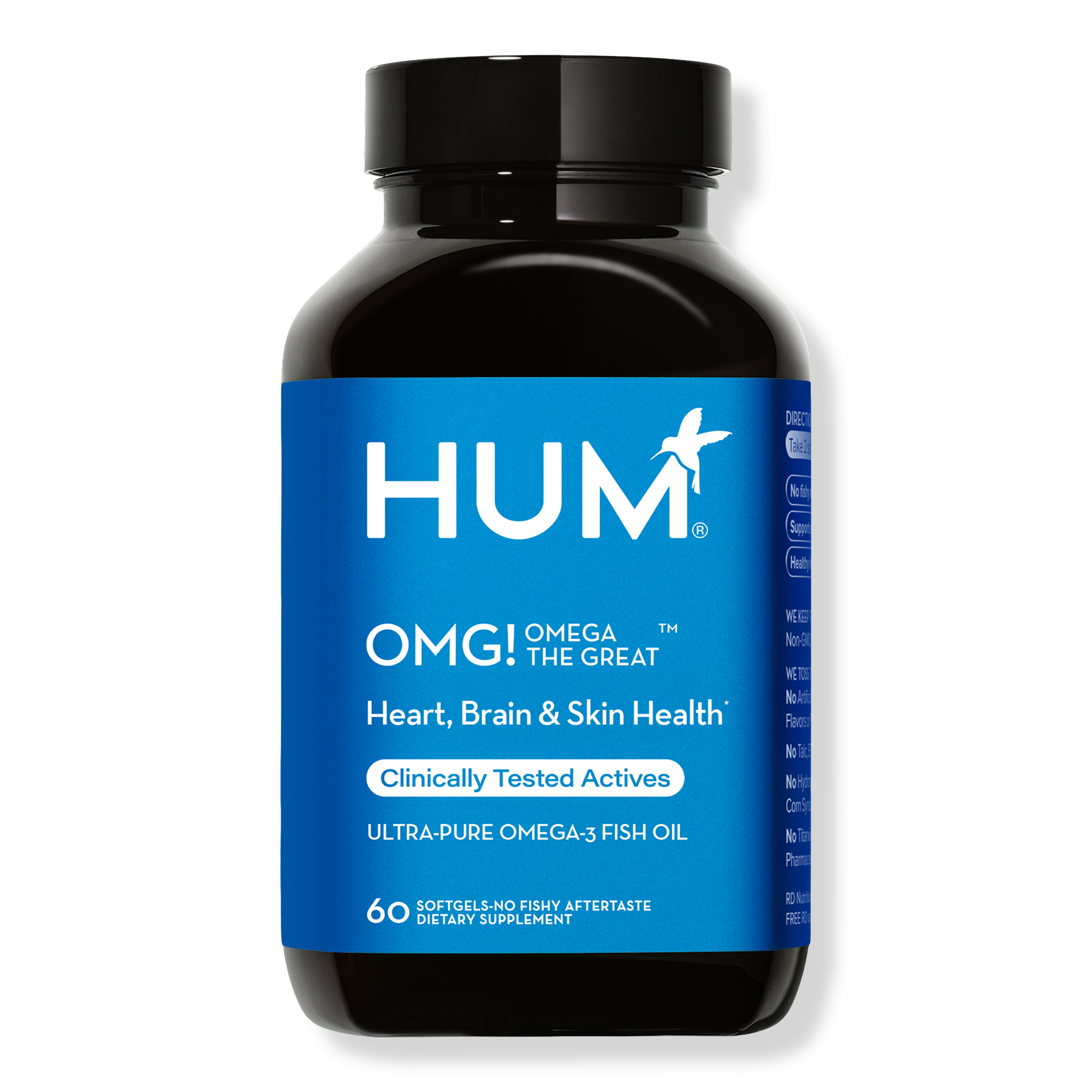 Hum Nutrition OMG! Omega The Great For Brain, Heart + Skin Health Support #1