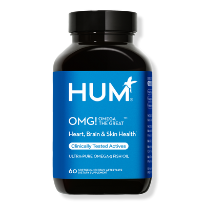 Hum Nutrition OMG! Omega The Great For Brain, Heart + Skin Health Support