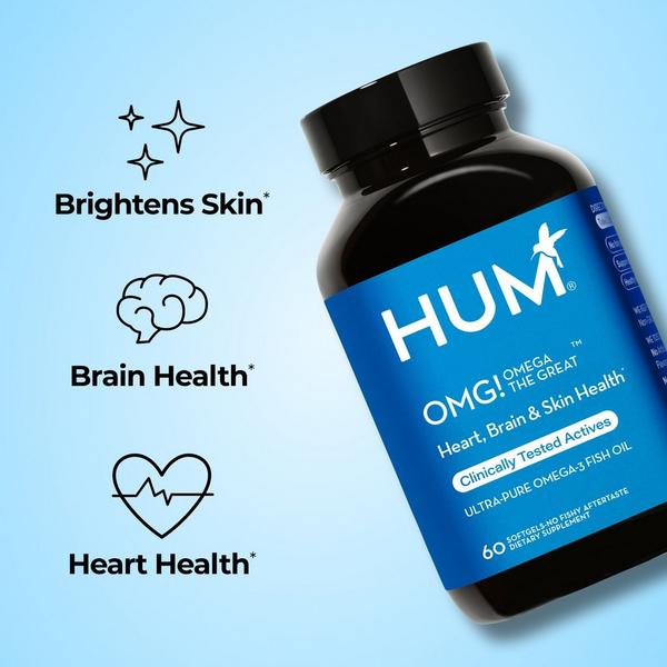 Hum Nutrition OMG! Omega The Great For Brain, Heart + Skin Health Support #2