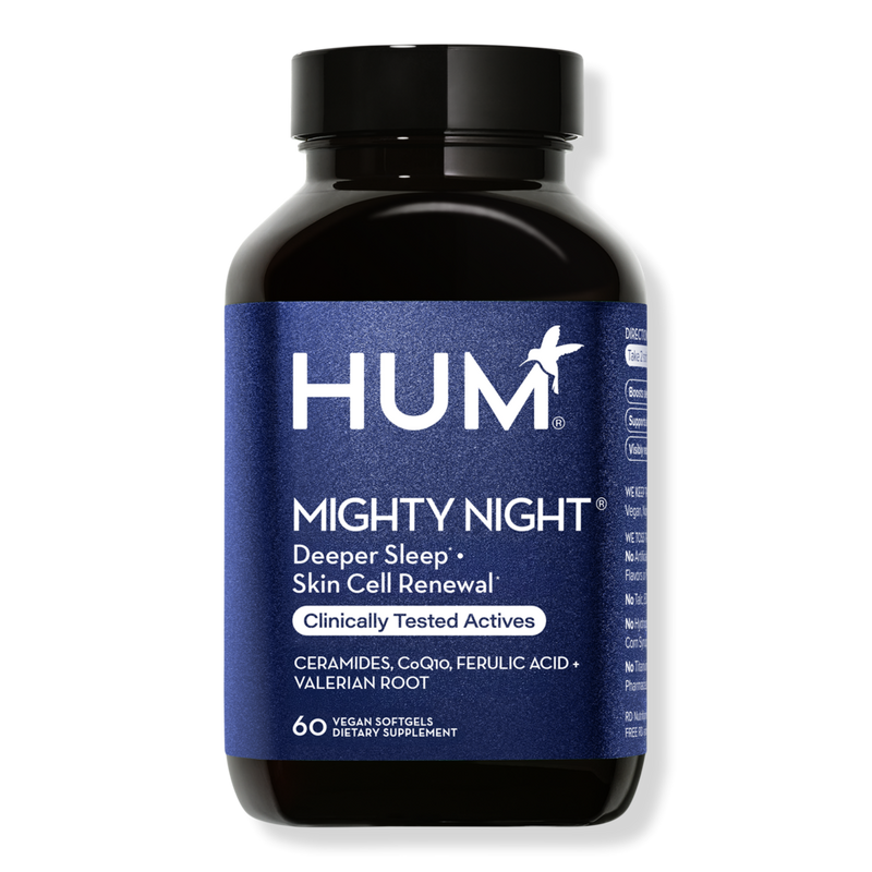 hum nutrition glutathione Mighty Night for Sleep and Nighttime Skin Renewal