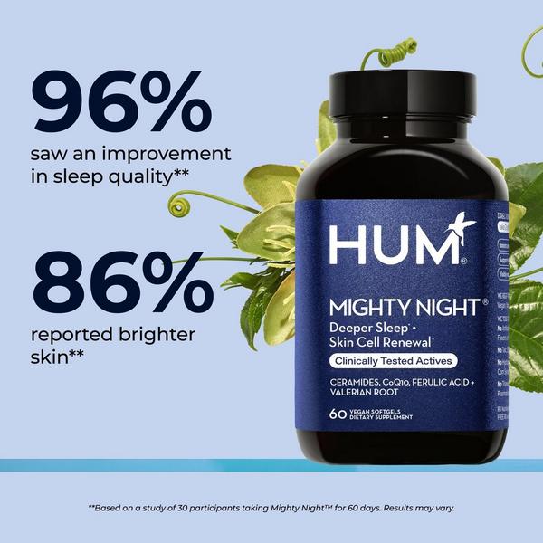Hum Nutrition Mighty Night for Sleep and Nighttime Skin Renewal #3