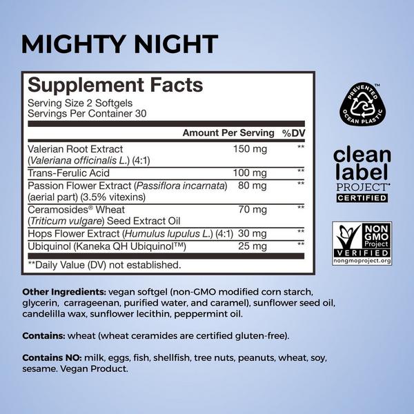Hum Nutrition Mighty Night for Sleep and Nighttime Skin Renewal #5