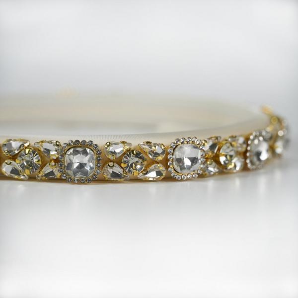 Locks & Mane Diamond Veil Headband #3
