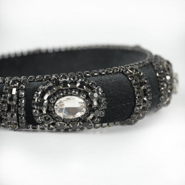 Locks & Mane Elegant Onyx Headband #3