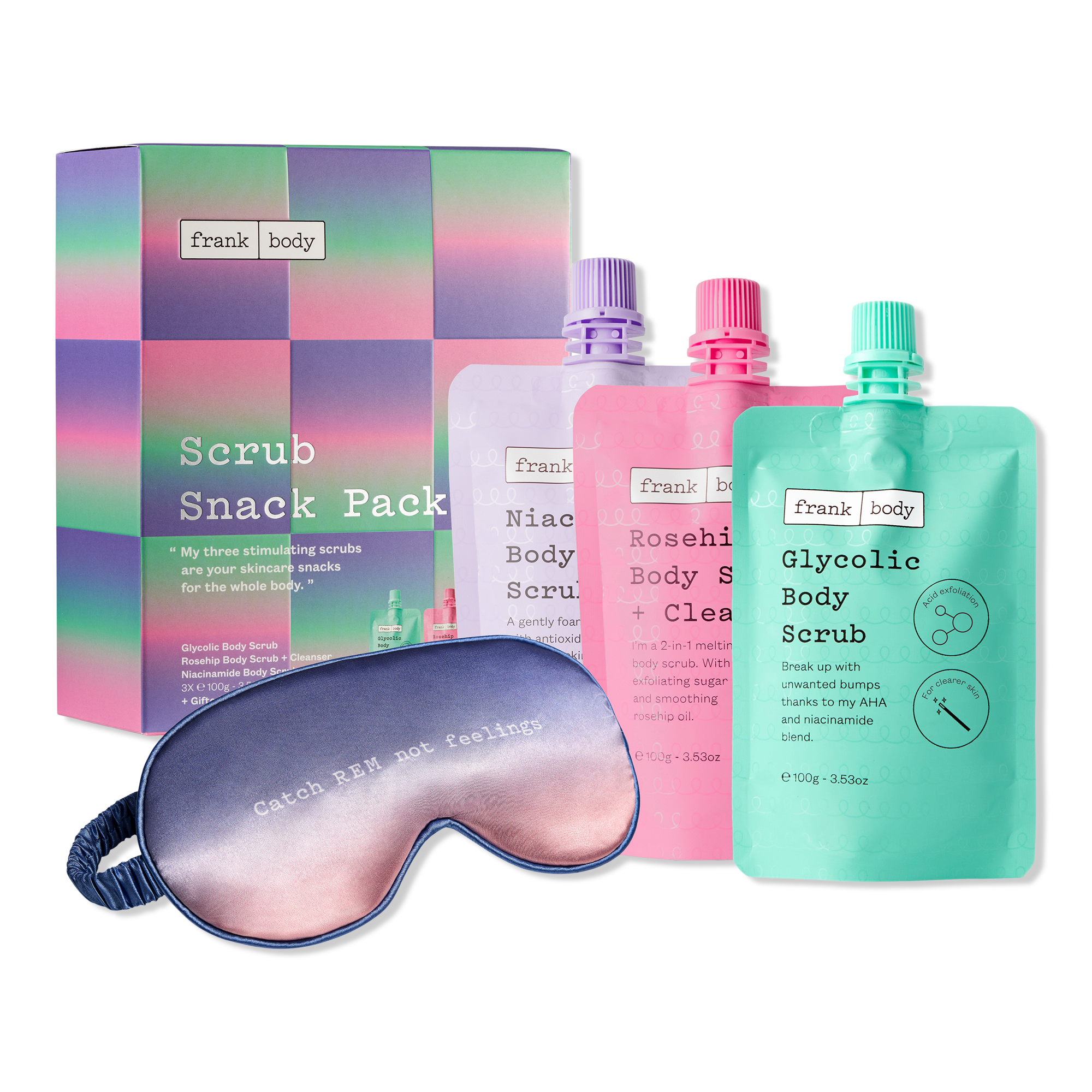 frank body Scrub Snack Pack #1