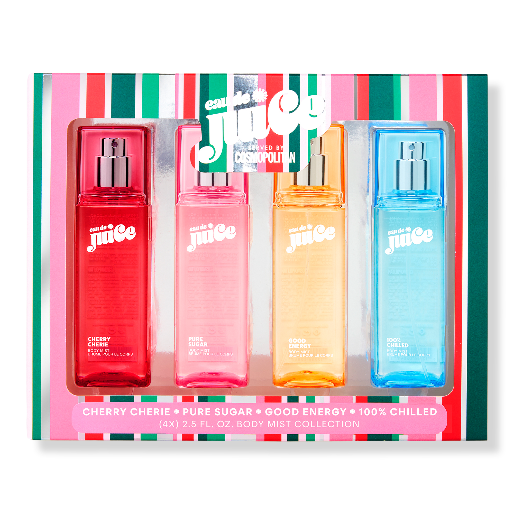 Eau de Juice Eau de Juice Served by Cosmopolitan 4 Piece Holiday Gift Set #1
