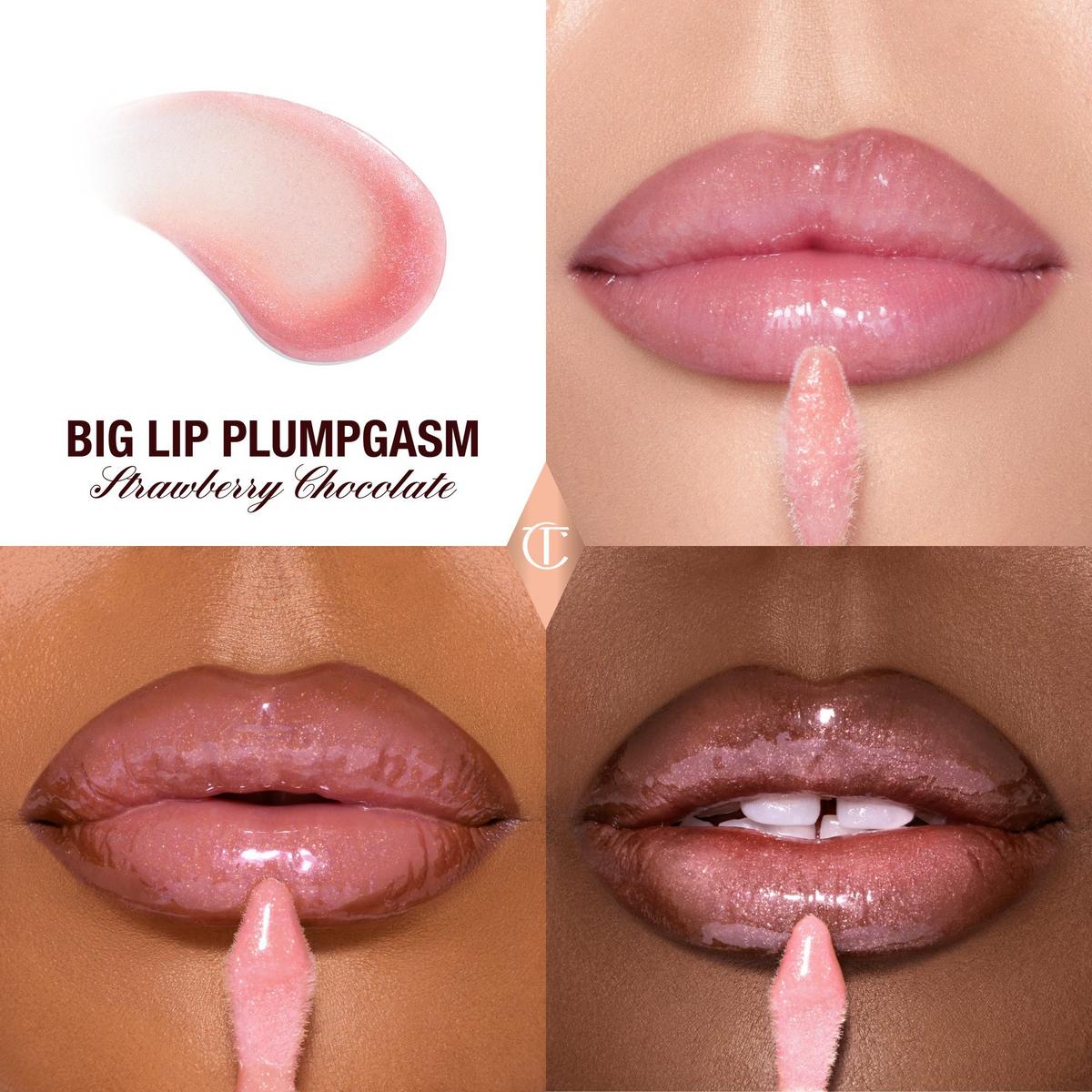 Big Lip Plumpgasm Plumping Lip Gloss - Strawberry Chocolate