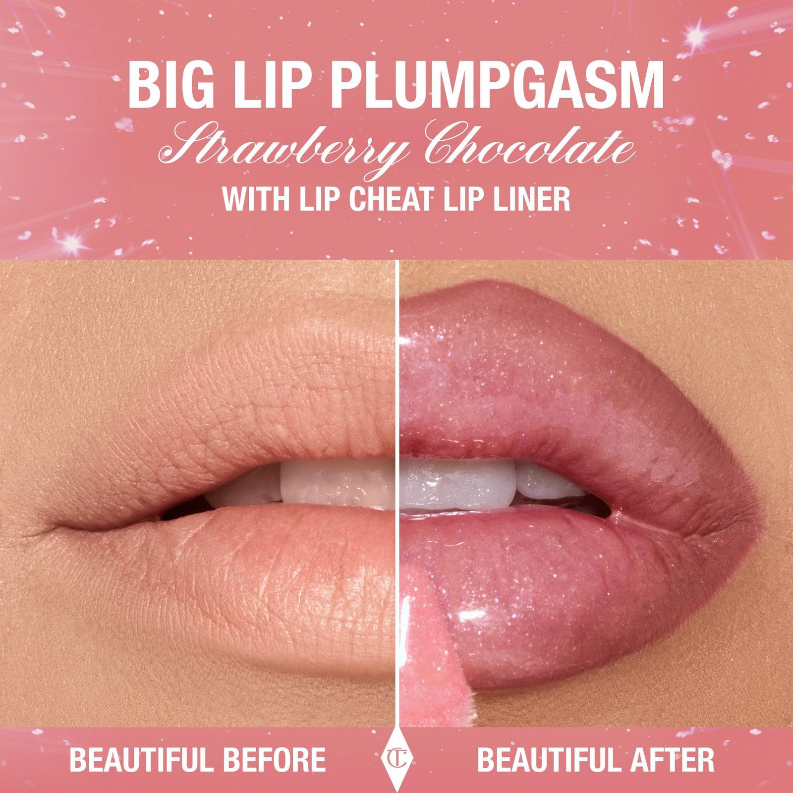 Big Lip Plumpgasm Plumping Lip Gloss - Strawberry Chocolate