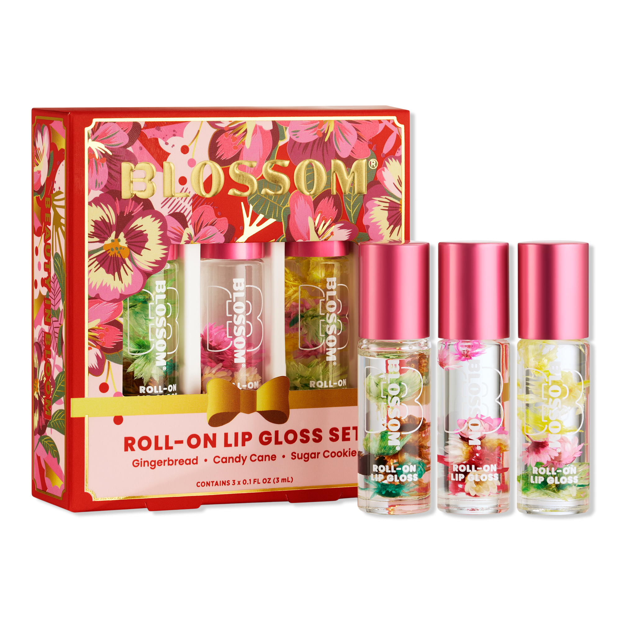 BLOSSOM Roll On Lip Gloss Holiday Set #1