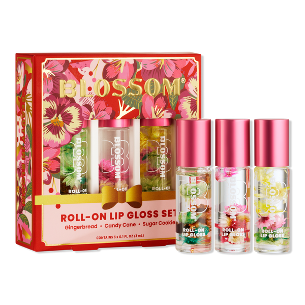 BLOSSOM Roll On Lip Gloss Holiday Set #1