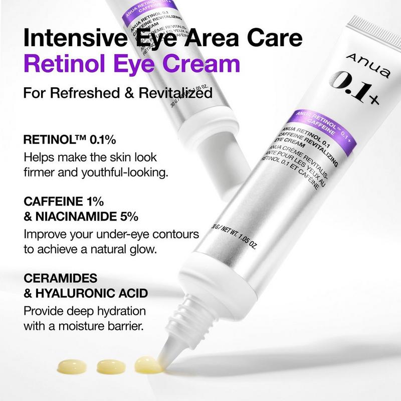 ANUA Retinol 0.1 Caffeine Revitalizing Eye Cream #4