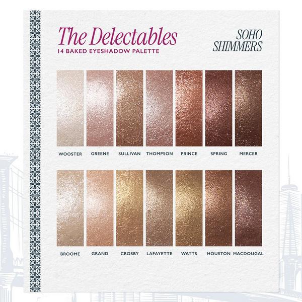 LAURA GELLER The Delectables 14 Multi-Finish Baked Eyeshadows Soho Shimmers #2