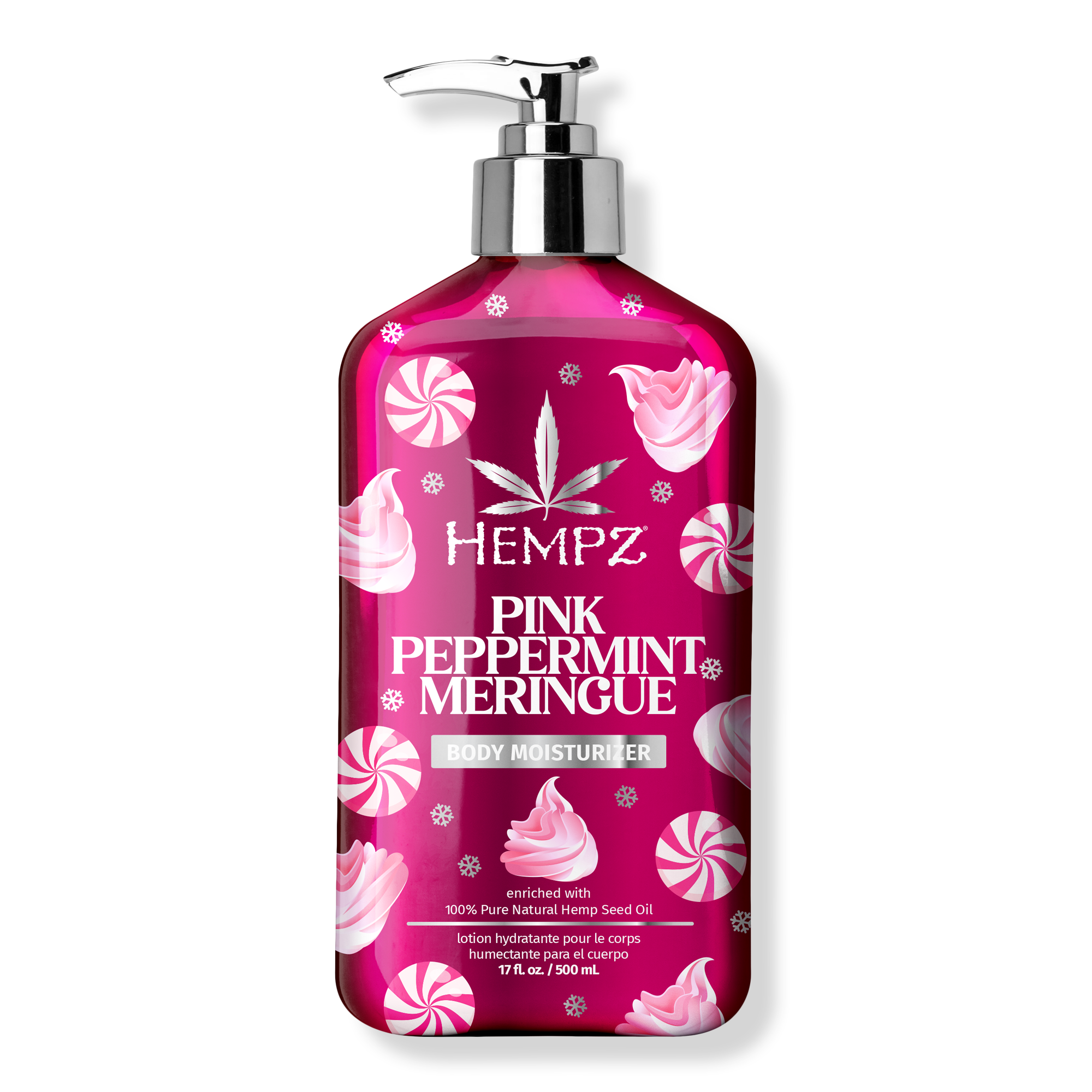 Hempz Limited Edition Mini Pink Peppermint Meringue Body Moisturizer #1