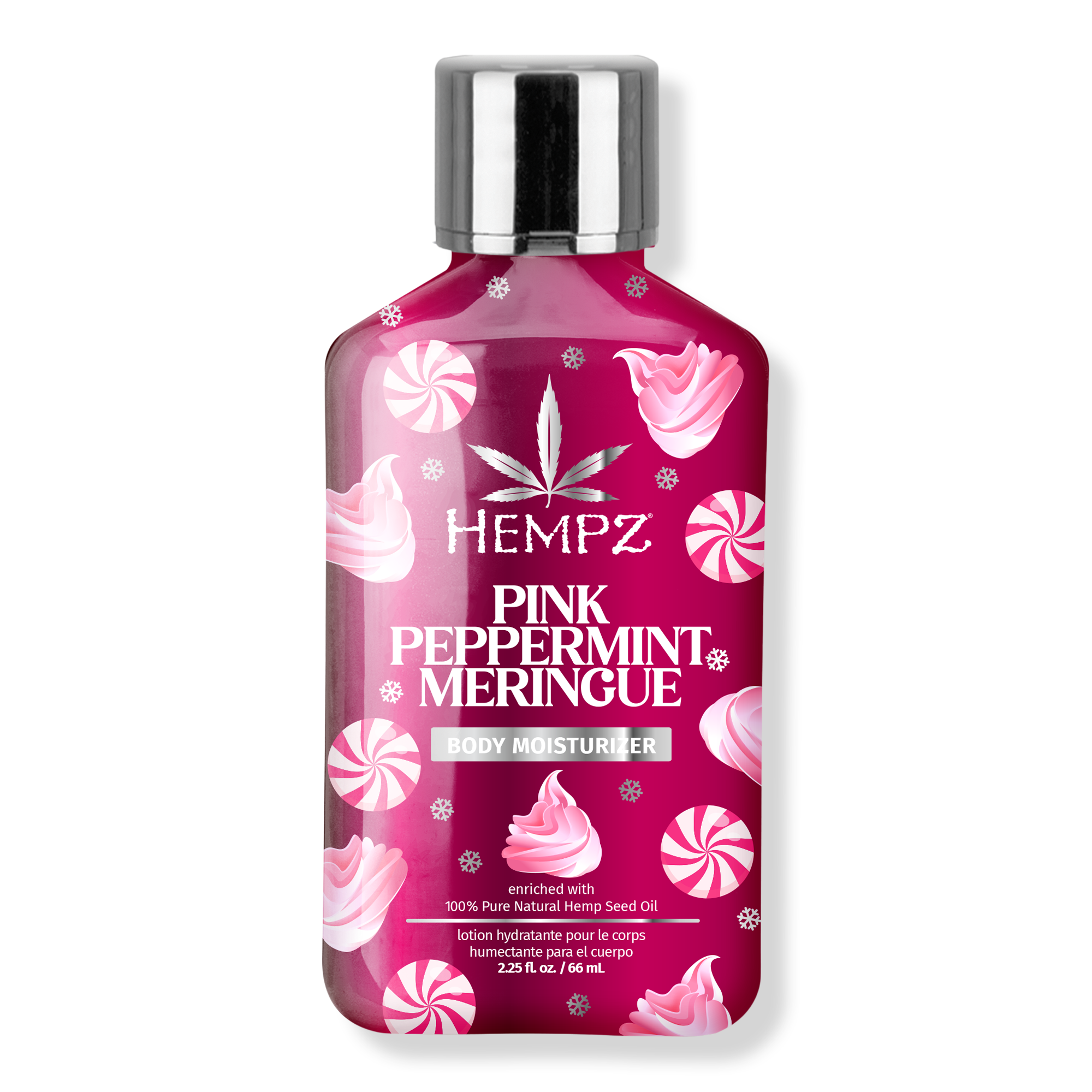 Hempz Limited Edition Mini Pink Peppermint Meringue Body Moisturizer #1