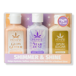Hempz Mini Moisturizers Shimmer & Shine Kit