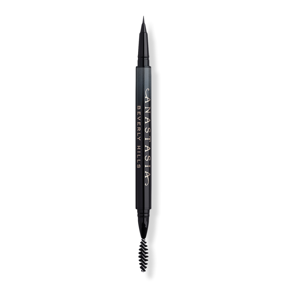 Anastasia Beverly Hills Microstroke Detailing Brow Pen With 24-hour Wear - Ebony In Black
