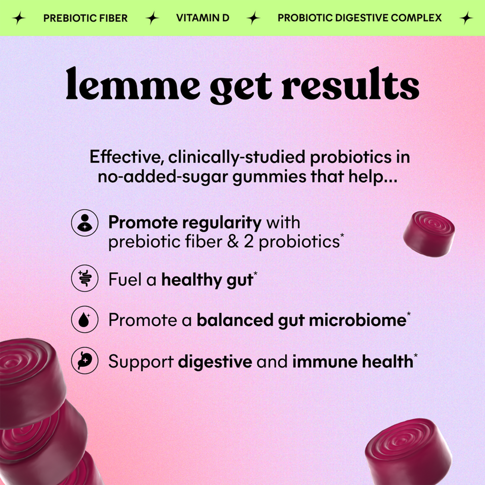 Fiber: Fiber & Probiotic Gummies