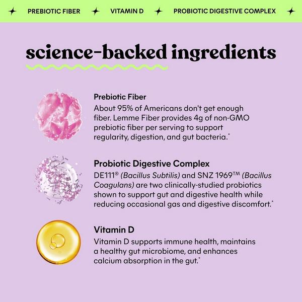Lemme Fiber: Fiber & Probiotic Gummies #3