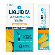 LIQUID I V Hydration Multiplier Electrolyte Drink Mix Sugar Free 