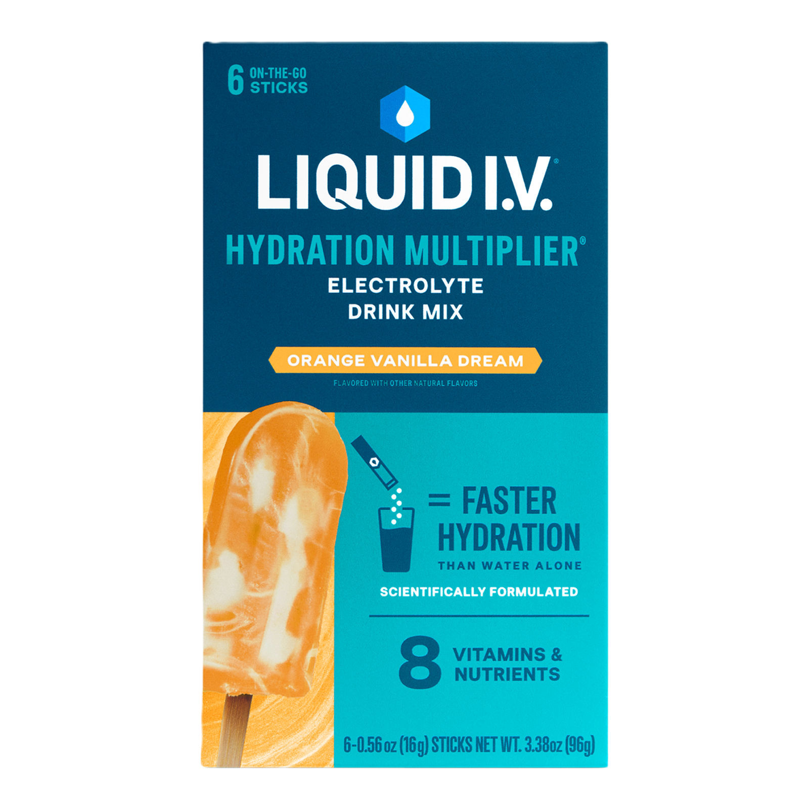 Hydration Multiplier Electrolyte Drink Mix Orange Vanilla Dream